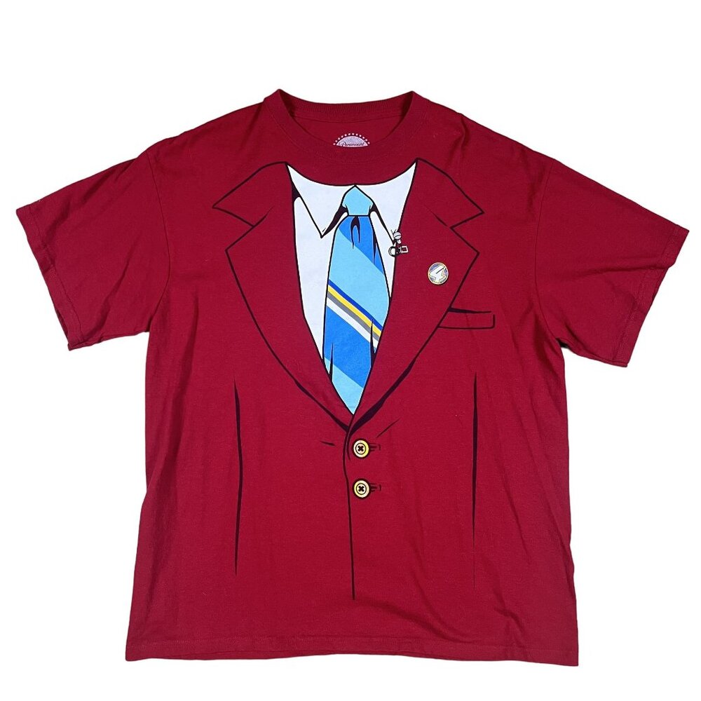 Anchorman Ron Burgundy‎ Suit T-Shirt Size XL